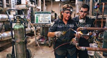 HVAC copper pipe brazing nitrogen flow procedure