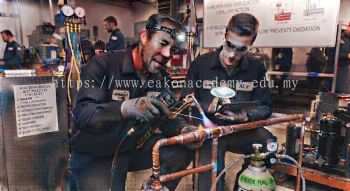 HVAC nitrogen flow brazing process