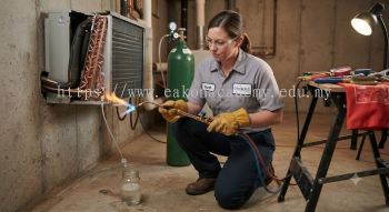 AC split system brazing technique HVAC