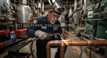 HVAC brazing torch industrial refrigeration techniques