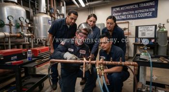 HVAC industrial refrigeration brazing workshop training