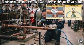 industrial refrigeration brazing leak prevention method