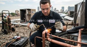 copper joint brazing strength HVAC systems