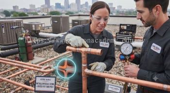 copper refrigeration line brazing joint strength