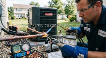 brazing temperature control leak prevention HVAC