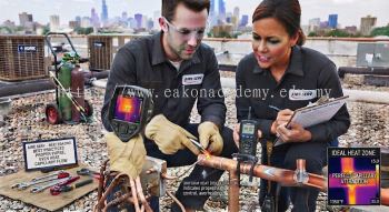 HVAC brazing temperature range copper pipes