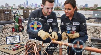 HVAC copper brazing heat control guide
