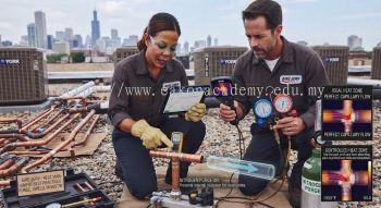 HVAC copper brazing heat management techniques