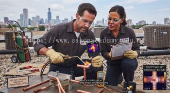 HVAC refrigeration brazing flame temperature control