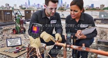 refrigeration copper pipe brazing heat control