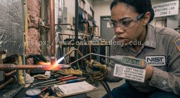 HVAC brazing temperature control
