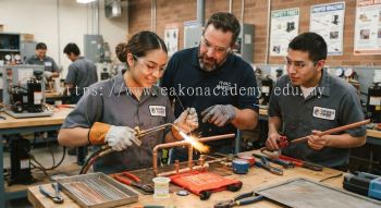 copper tubing brazing HVAC installation training course