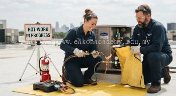 copper joint safe brazing HVAC technicians
