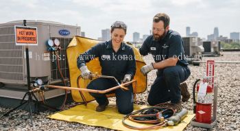 copper pipe safe brazing HVAC technicians