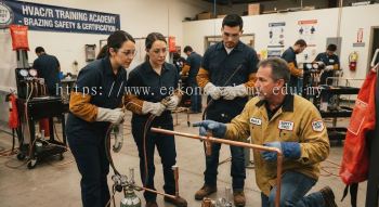copper tubing safe brazing HVAC workshop training
