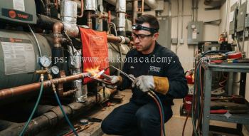 HVAC brazing fire safety practices technicians