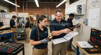 Air conditioning electrical wiring course