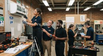 Air conditioning installation professional course
