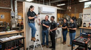 HVAC installation hands-on training