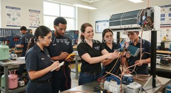 Air conditioner repair and servicing course