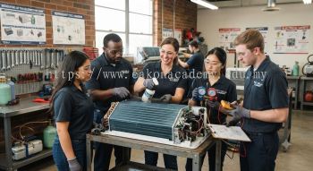 Air conditioning inspection and servicing course