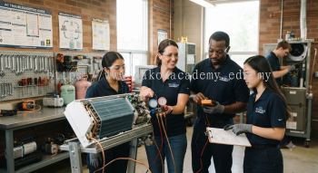 Air conditioning repair technician training