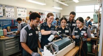 Air conditioning servicing course