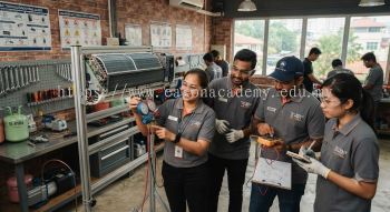 Air conditioning servicing training Malaysia