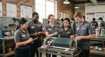 HVAC maintenance practical training