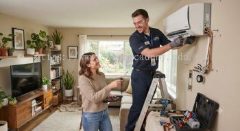 Inverter split air conditioner installation