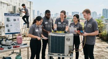 Outdoor condenser installation training
