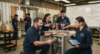 Commercial HVAC installation and maintenance course