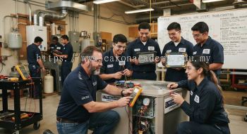 Commercial HVAC service technician course