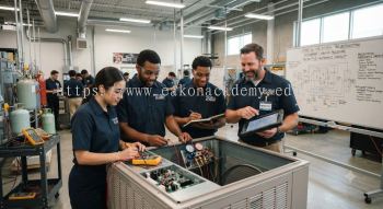 Commercial HVAC servicing course