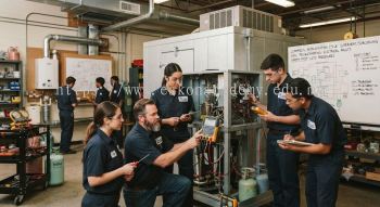 Commercial refrigeration and HVAC training