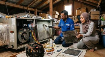 Air conditioning servicing techniques