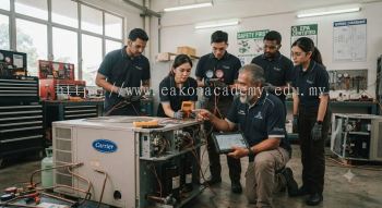 Hands-on HVAC servicing course