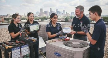 HVAC servicing certification