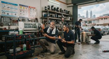 HVAC servicing workshop Malaysia