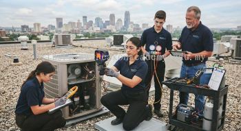 Refrigeration and HVAC servicing techniques