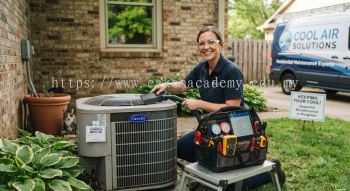 Residential air conditioning maintenance