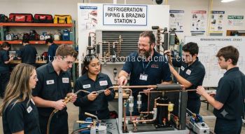 Refrigeration piping and brazing training