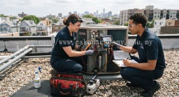 HVAC diagnostic and servicing techniques