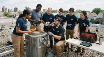 HVAC servicing and repair training