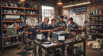 Air conditioner troubleshooting workshop