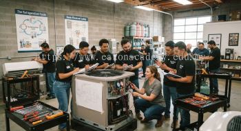 Air conditioning workshop for beginners