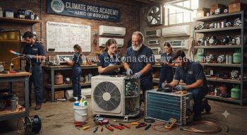 Hands-on air conditioning workshop