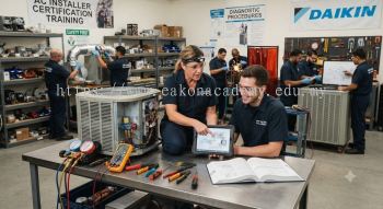 Air conditioning installer certification training