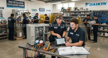 Hands-on HVAC installation certification training