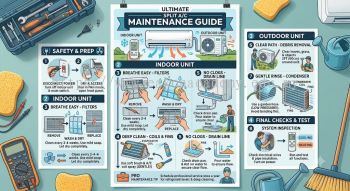 Air conditioner maintenance guide for split unit